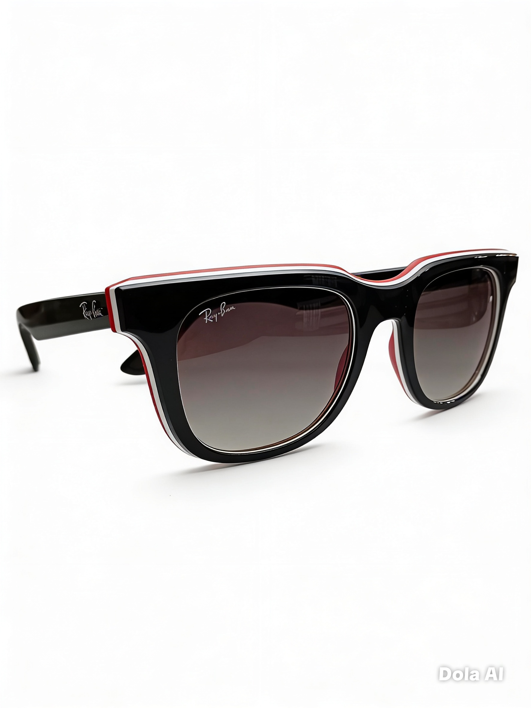 Ray-Ban RB4368 | Negro Rojo Blanco — Made in Italy 🇮🇹