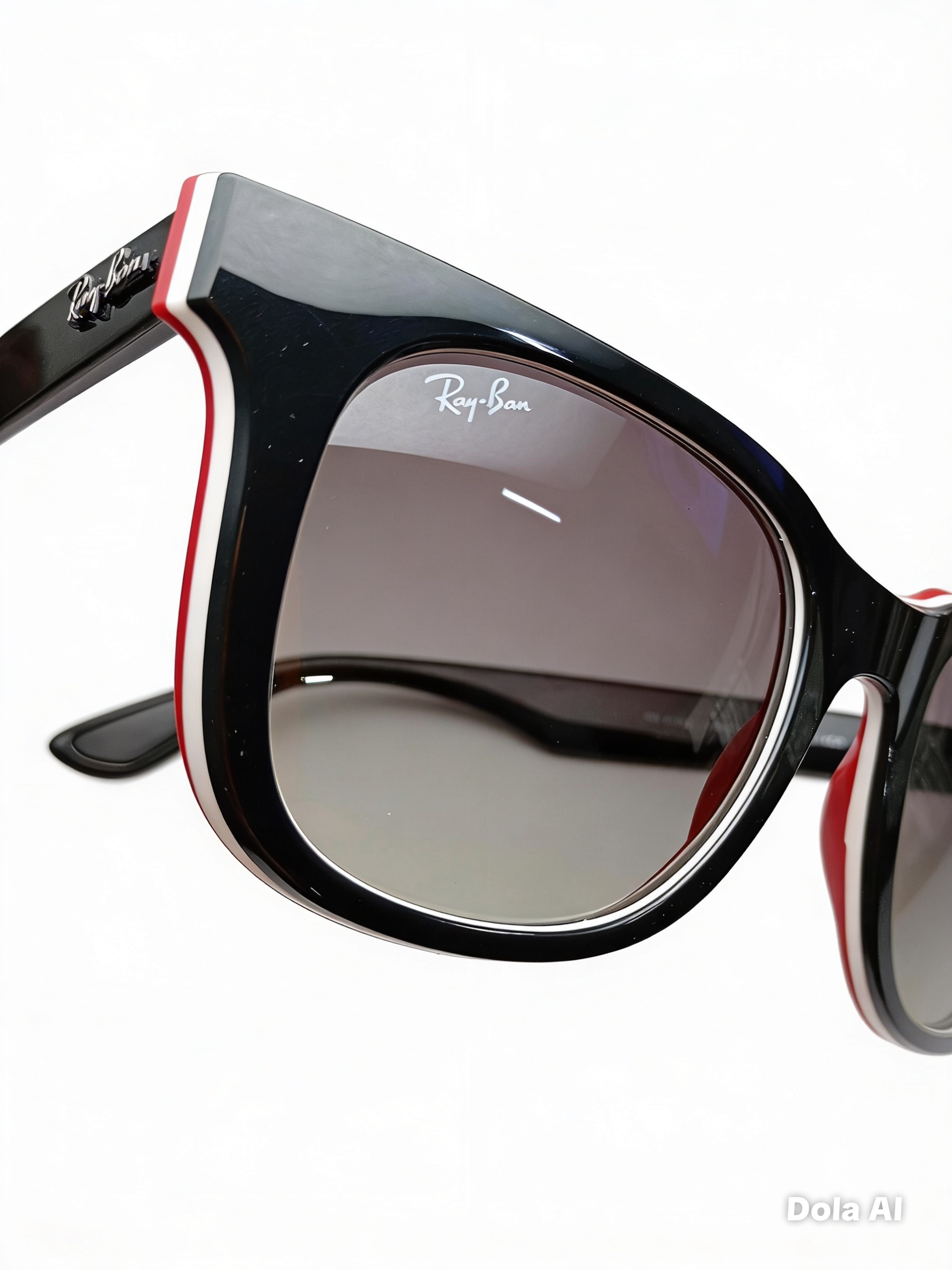 Ray-Ban RB4368 | Negro Rojo Blanco — Made in Italy 🇮🇹