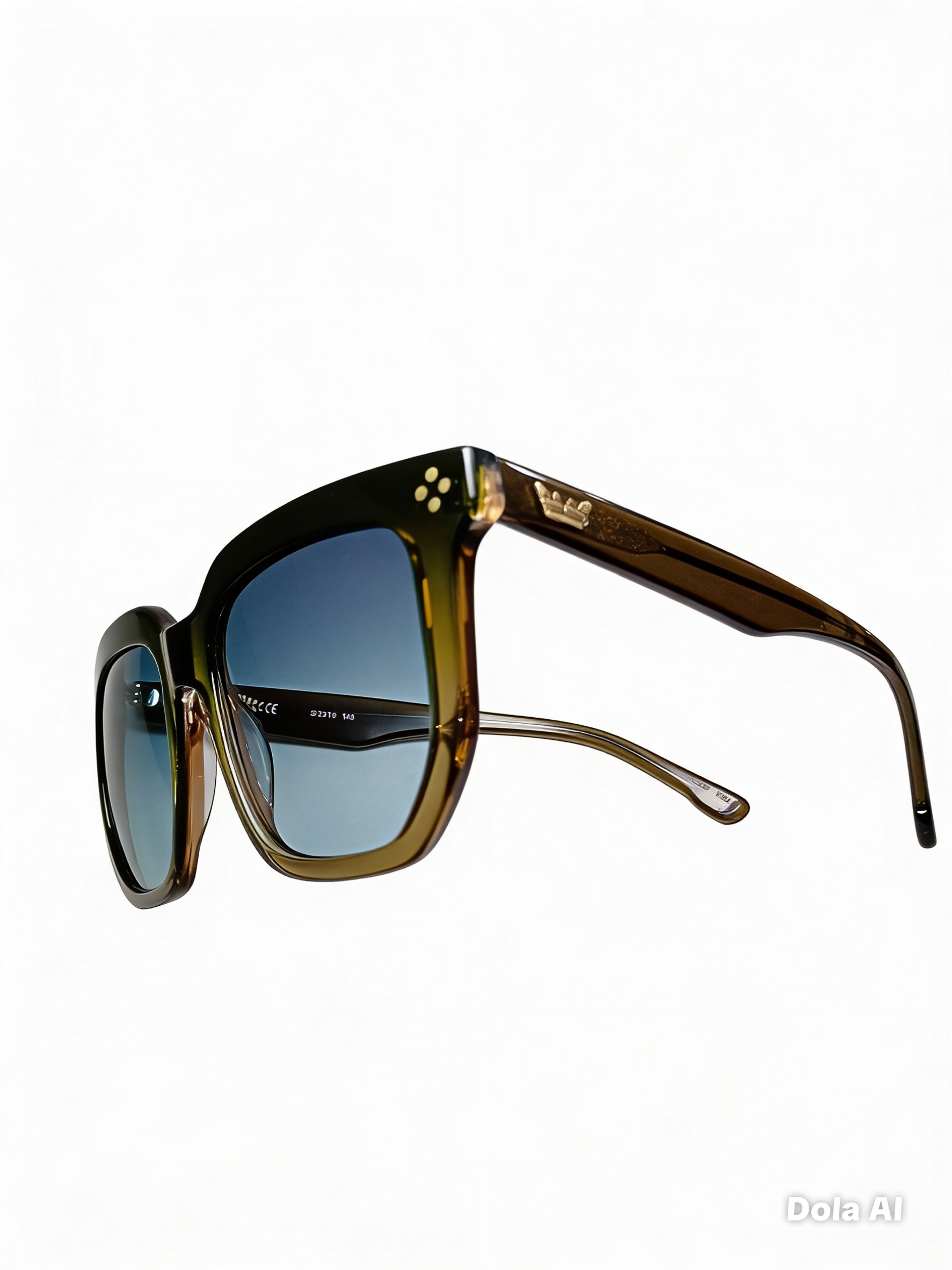VULK Glint | Gafas de Sol Verde Oliva Lentes Azules