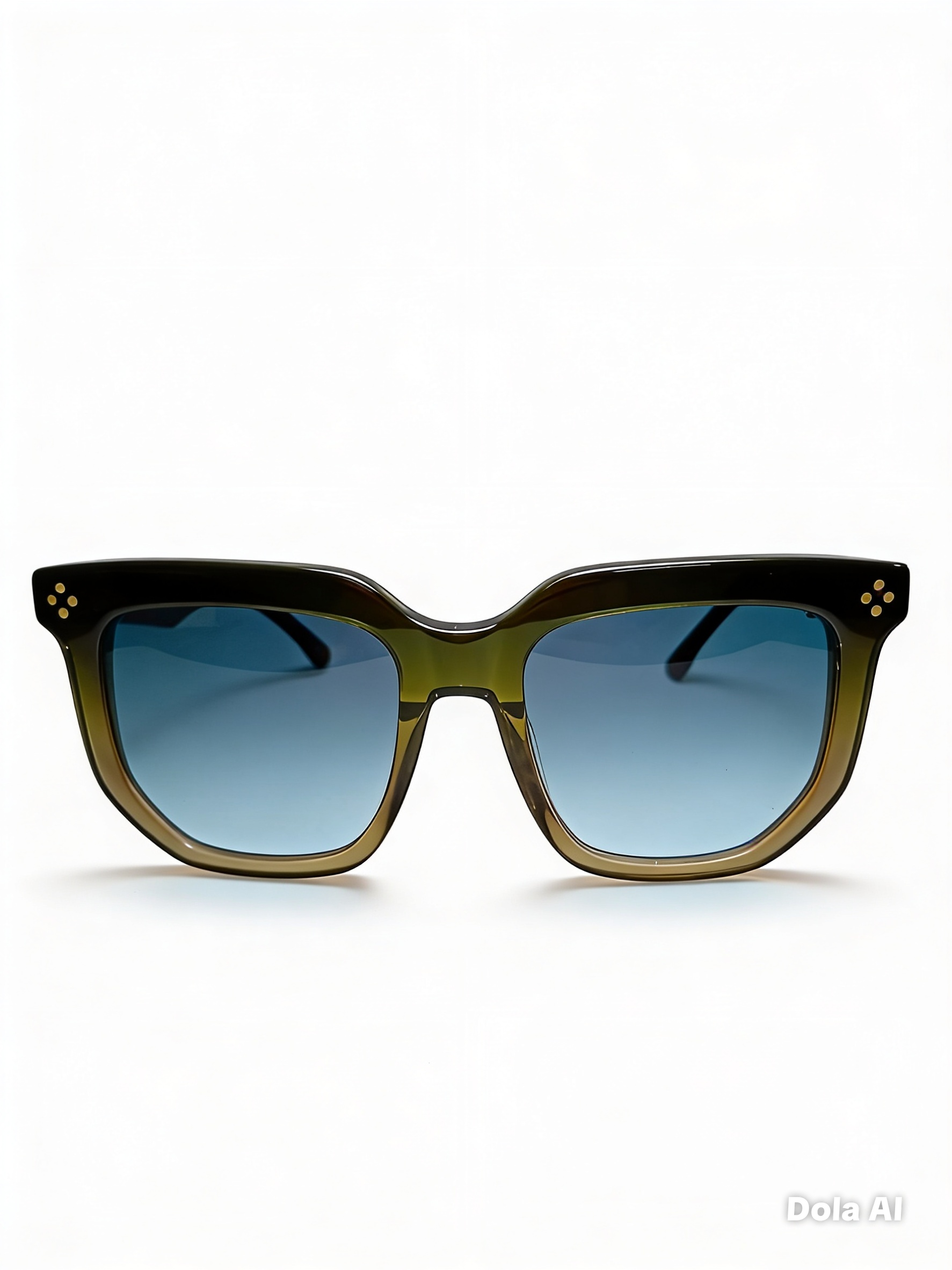 VULK Glint | Gafas de Sol Verde Oliva Lentes Azules