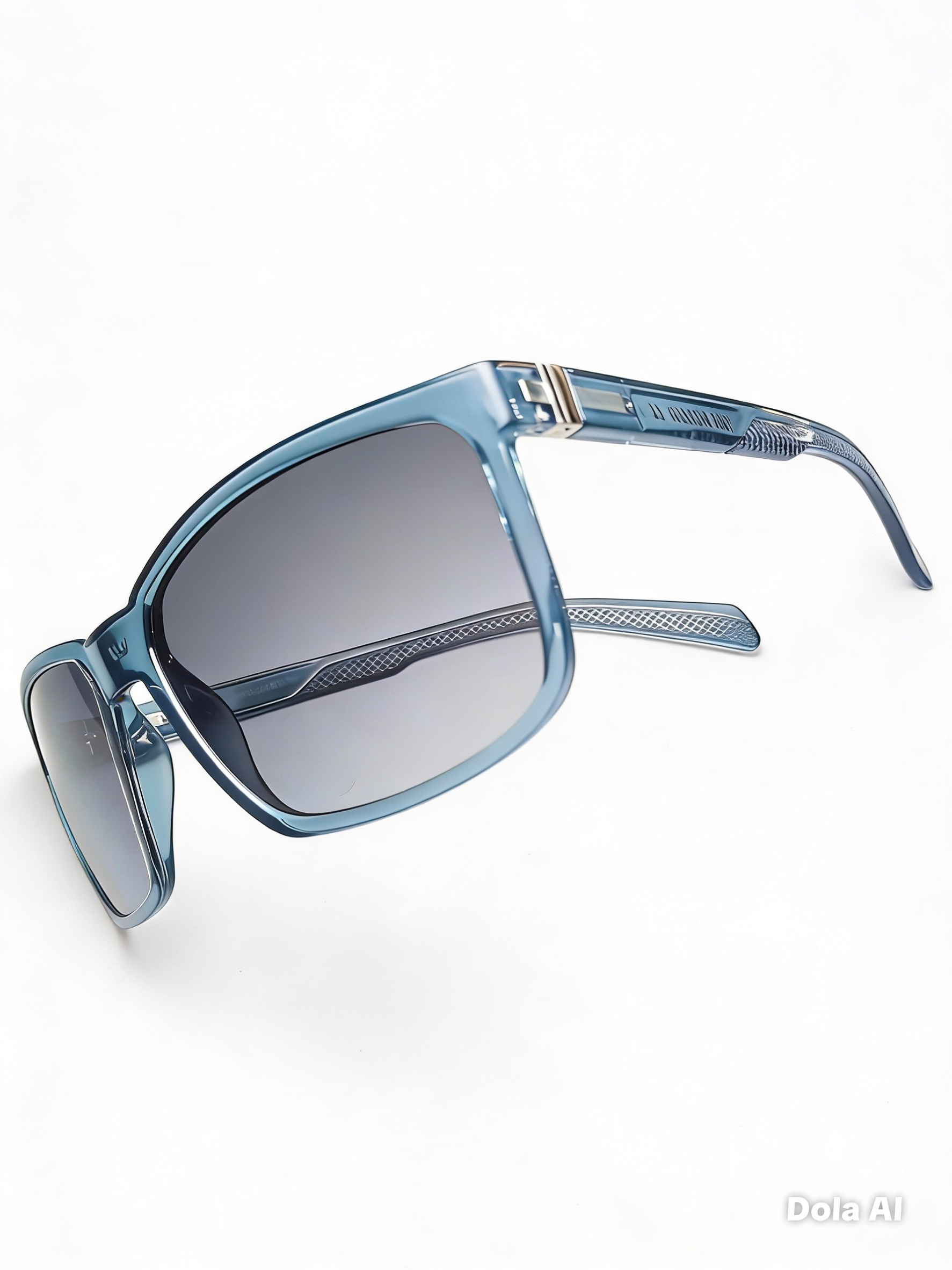 VULK Zede | Gafas de Sol Polarizadas Azul Transparente Lentes Grises