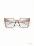 VULK Katleen Caramel Translúcido Lentes Transparentes — vista lateral logo VULK