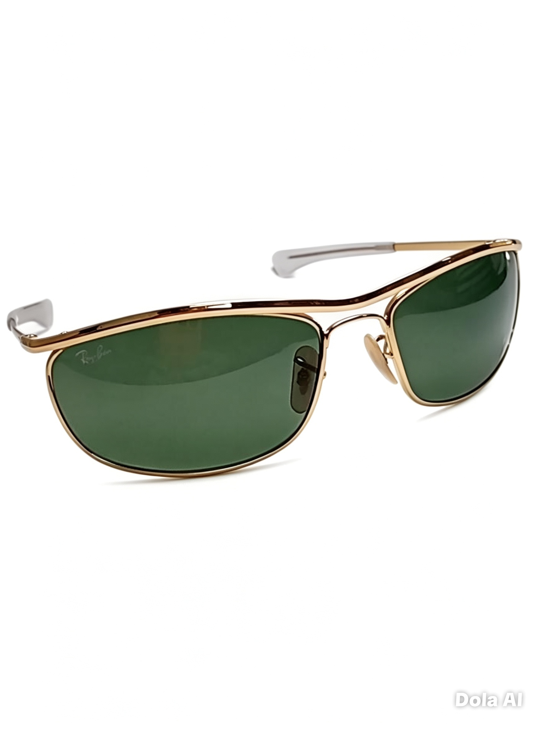 RAY-BAN OLYMPIAN — Dorado Cristales G-15 Base 8 | Made in Italy