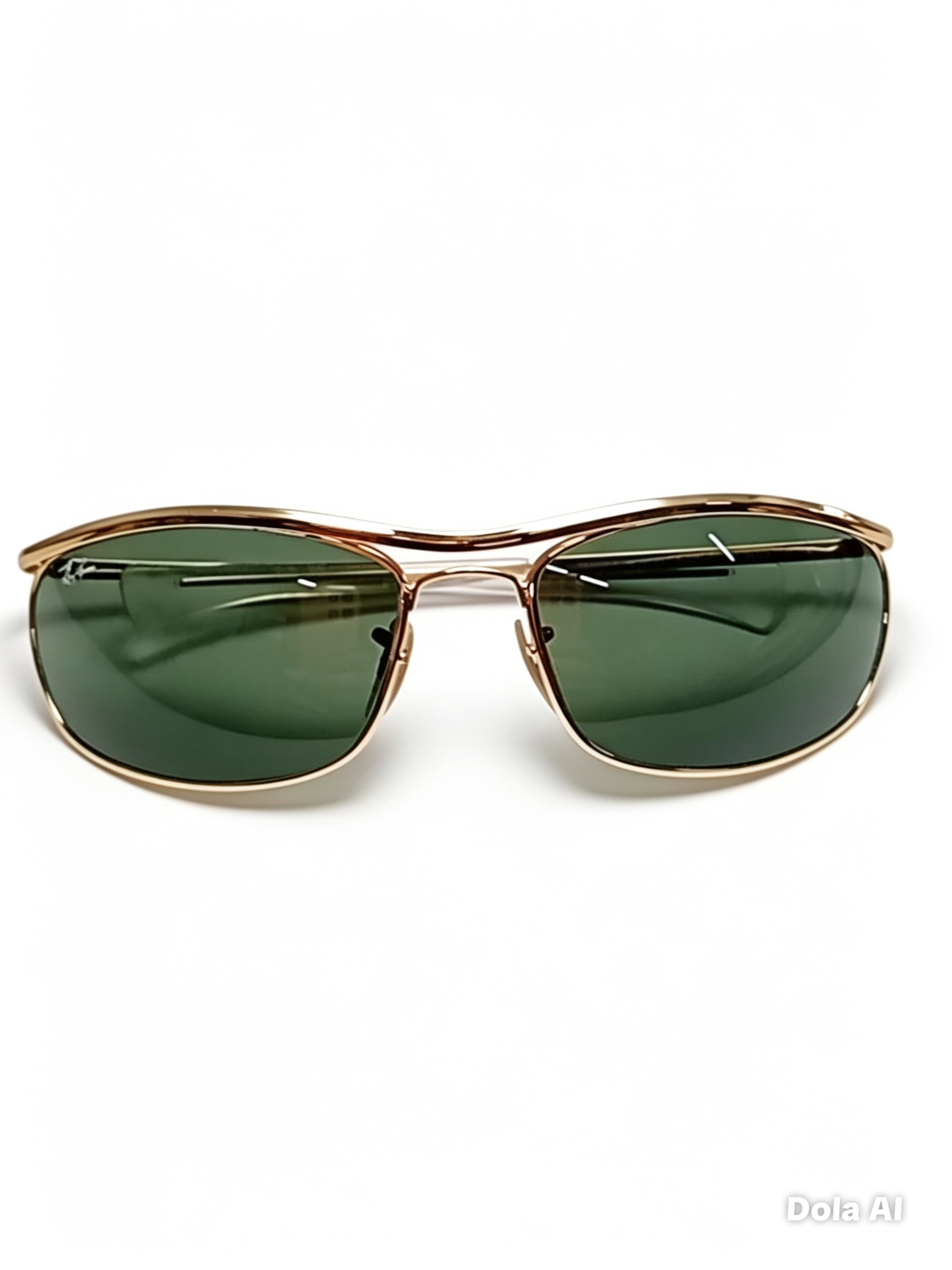 RAY-BAN OLYMPIAN — Dorado Cristales G-15 Base 8 | Made in Italy