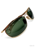RAY-BAN OLYMPIAN — Dorado Cristales G-15 Base 8 | Made in Italy