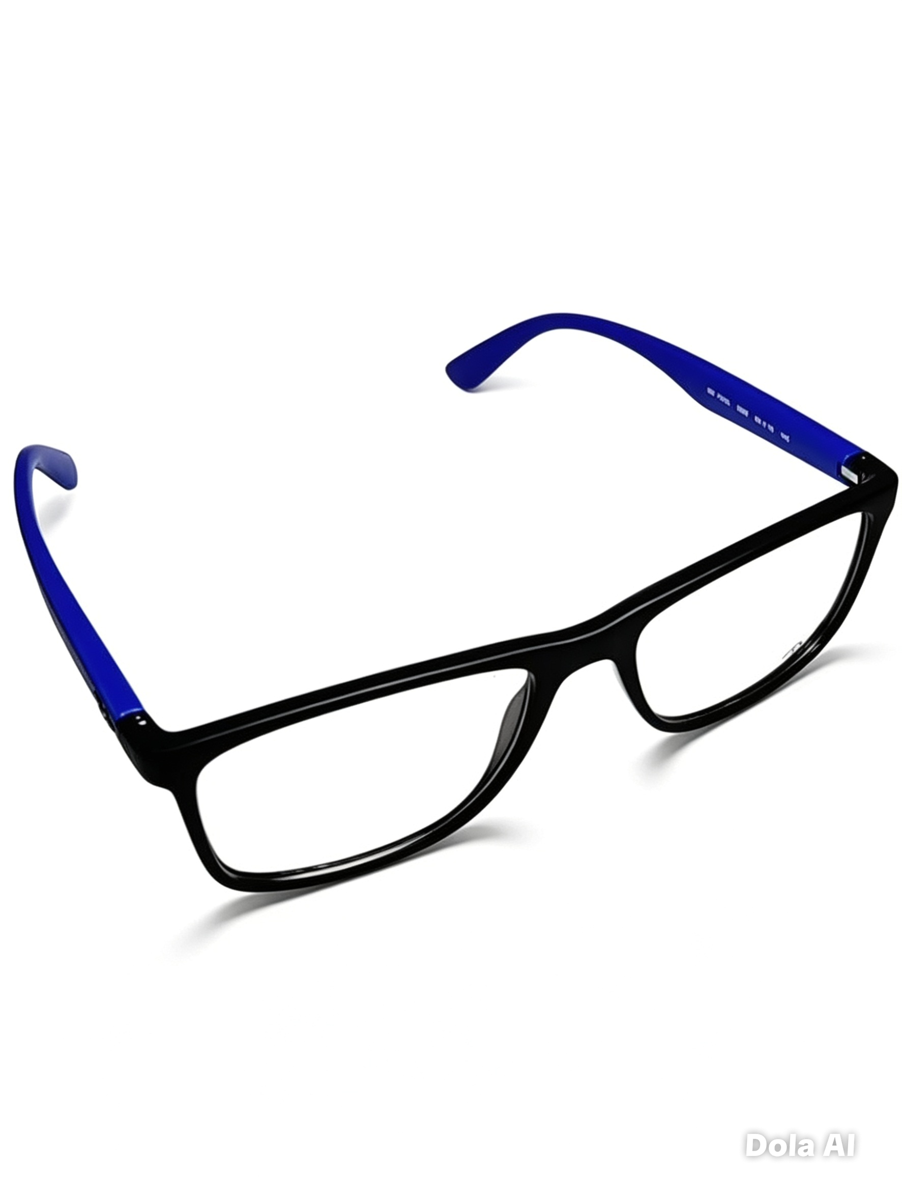 RAY-BAN 7203 NEGRO BRILLO / PATILLAS AZUL