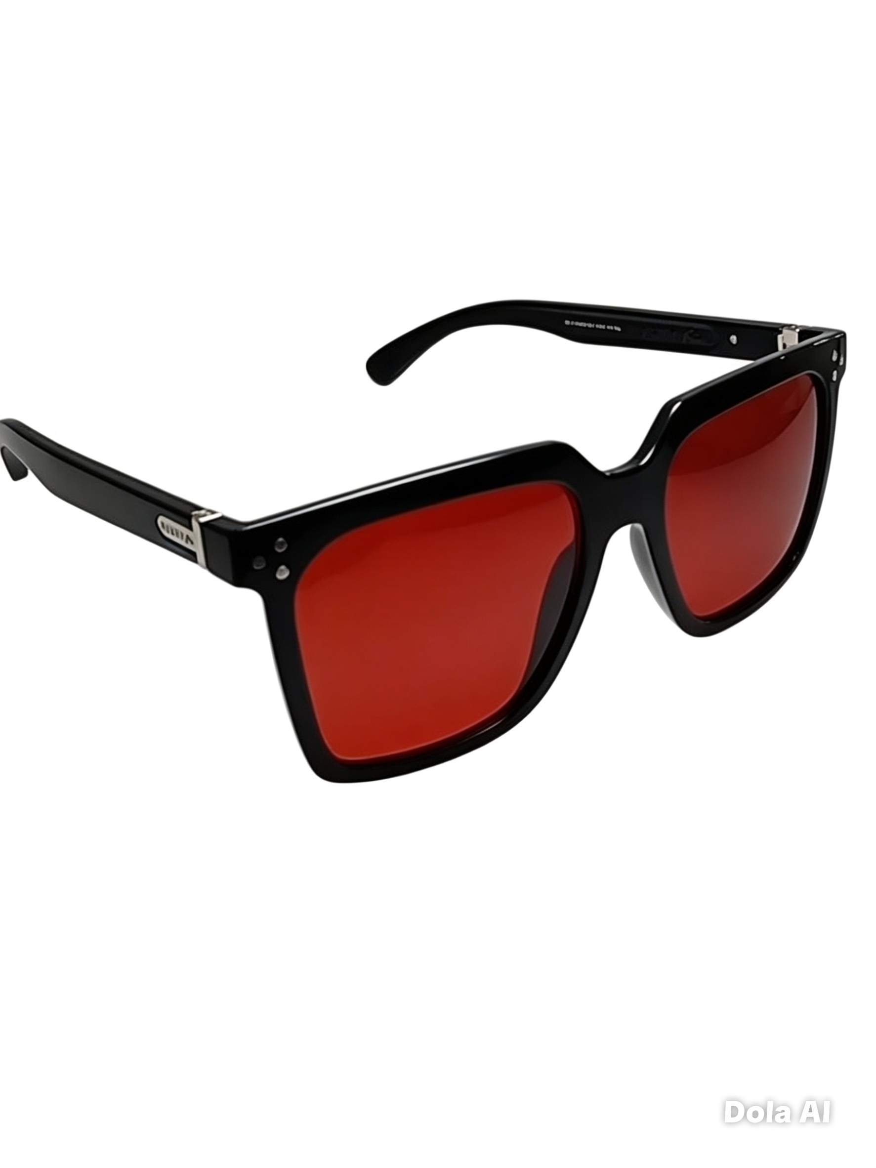 RUSTY Blion — Negro Brillo | Cristales Rojo Polarizado UV400