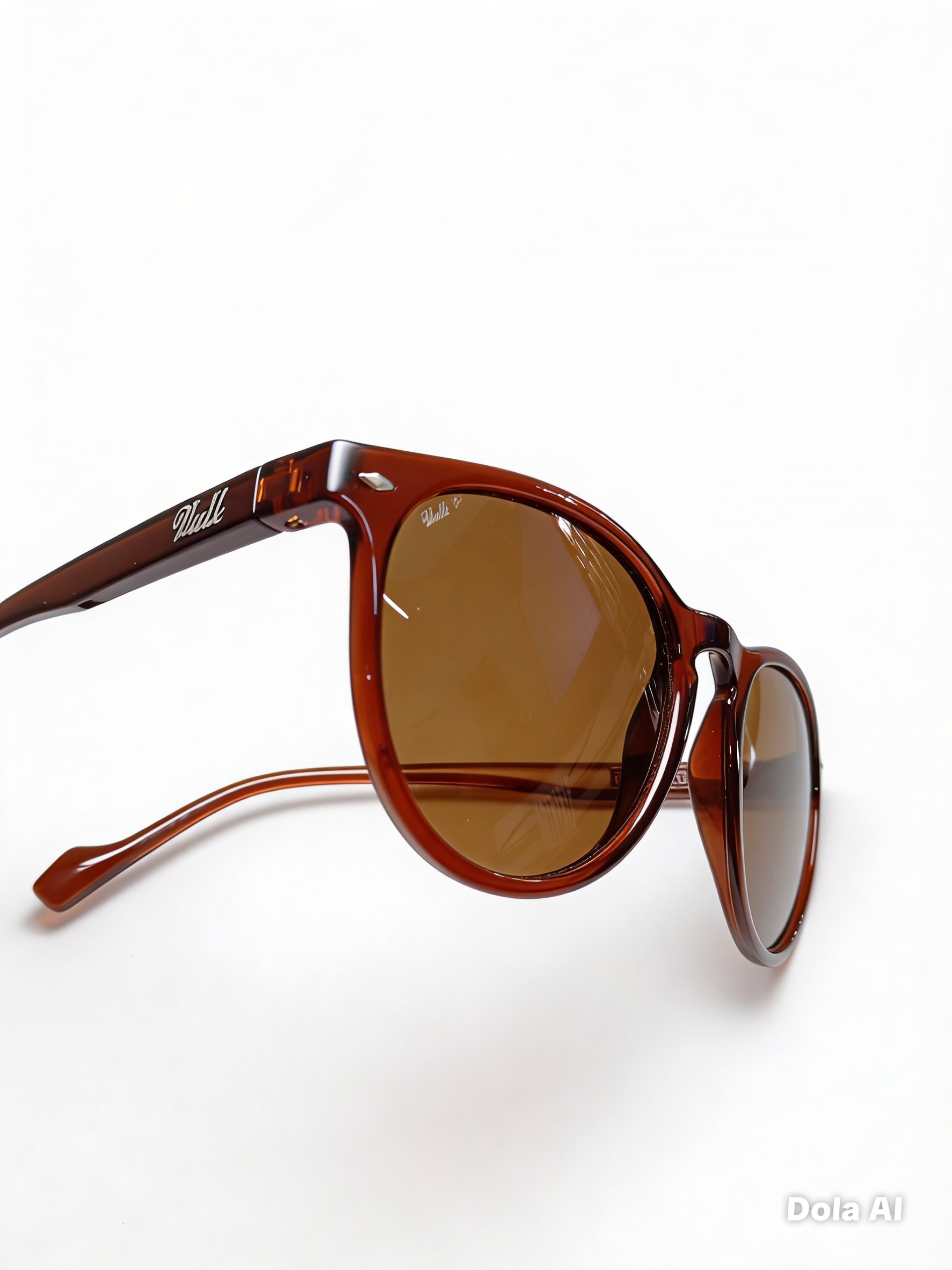 VULK Boopin | Gafas de Sol Redondas Habano Polarizadas Lentes Marron