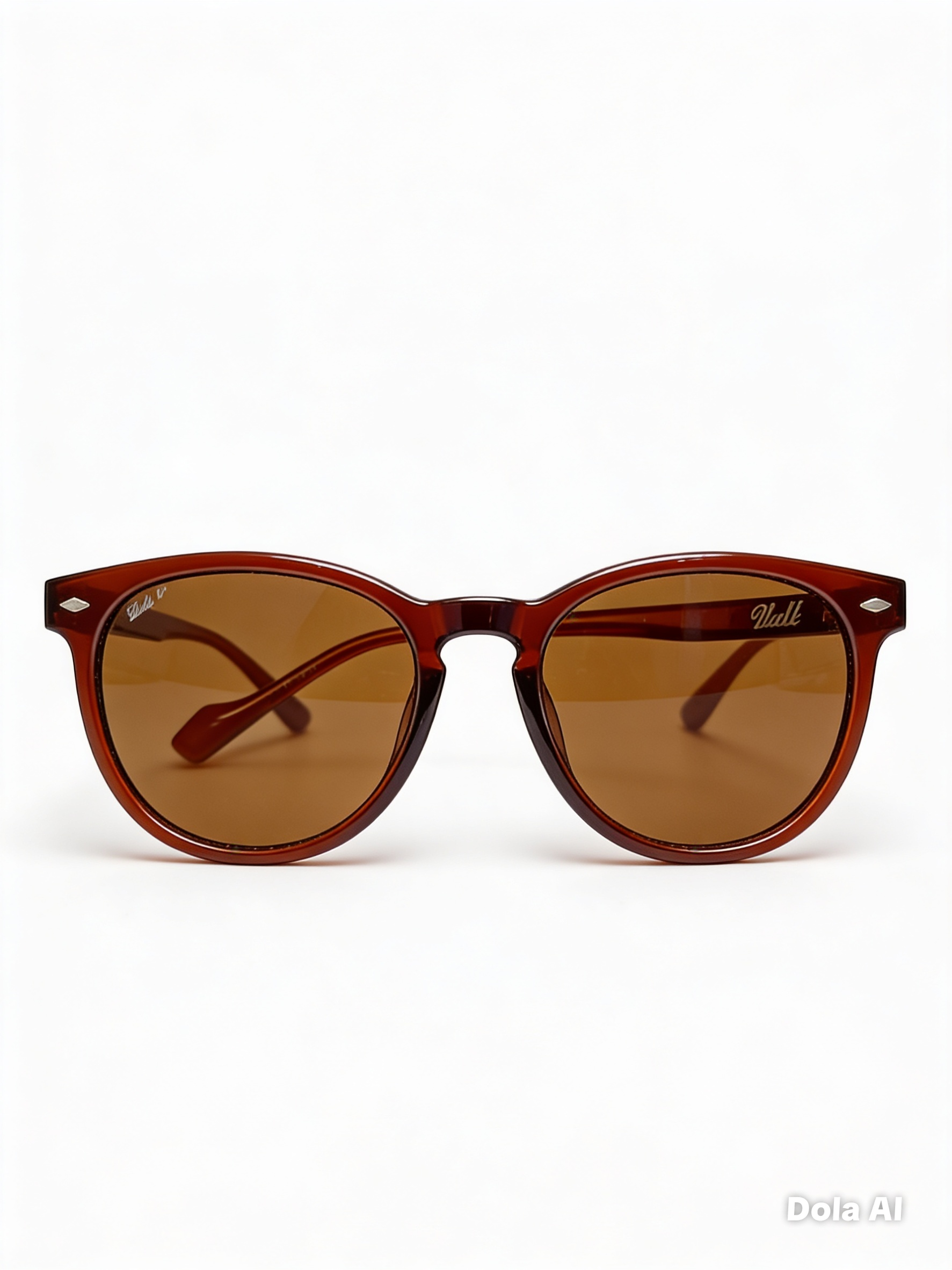 VULK Boopin | Gafas de Sol Redondas Habano Polarizadas Lentes Marron
